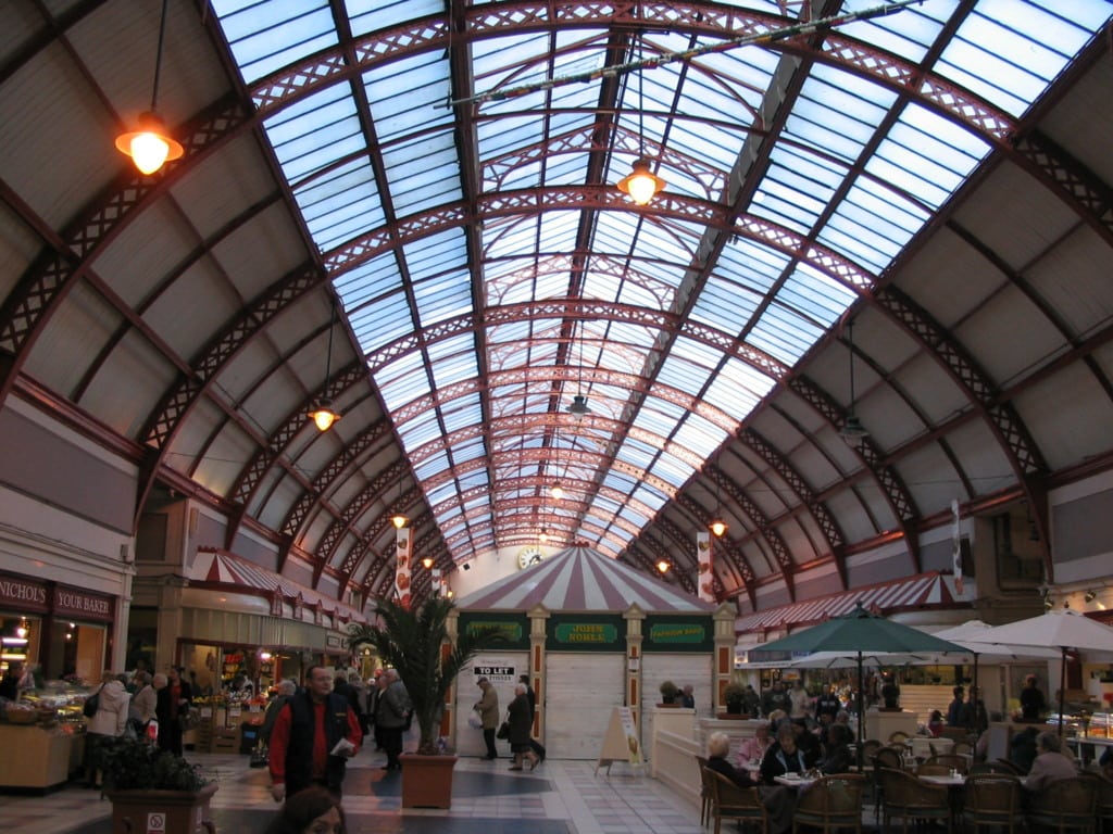 Inside Grainger Market in Newcastle upon Tynes