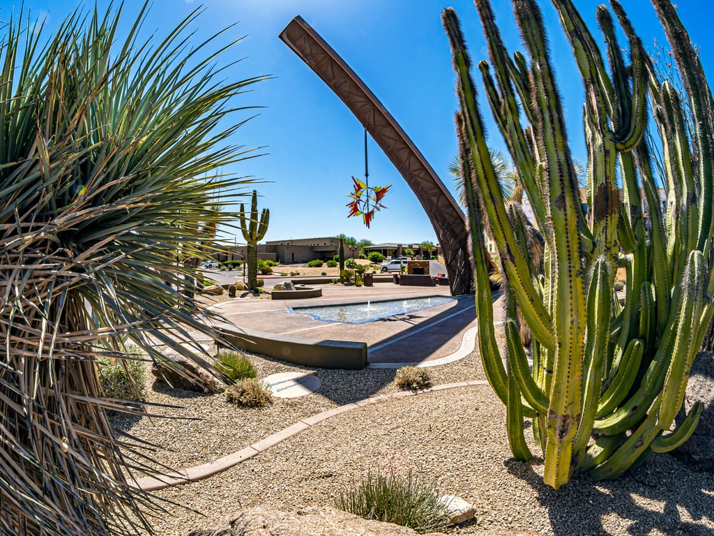 The Carefree Desert Garden Sundial in Arizona
